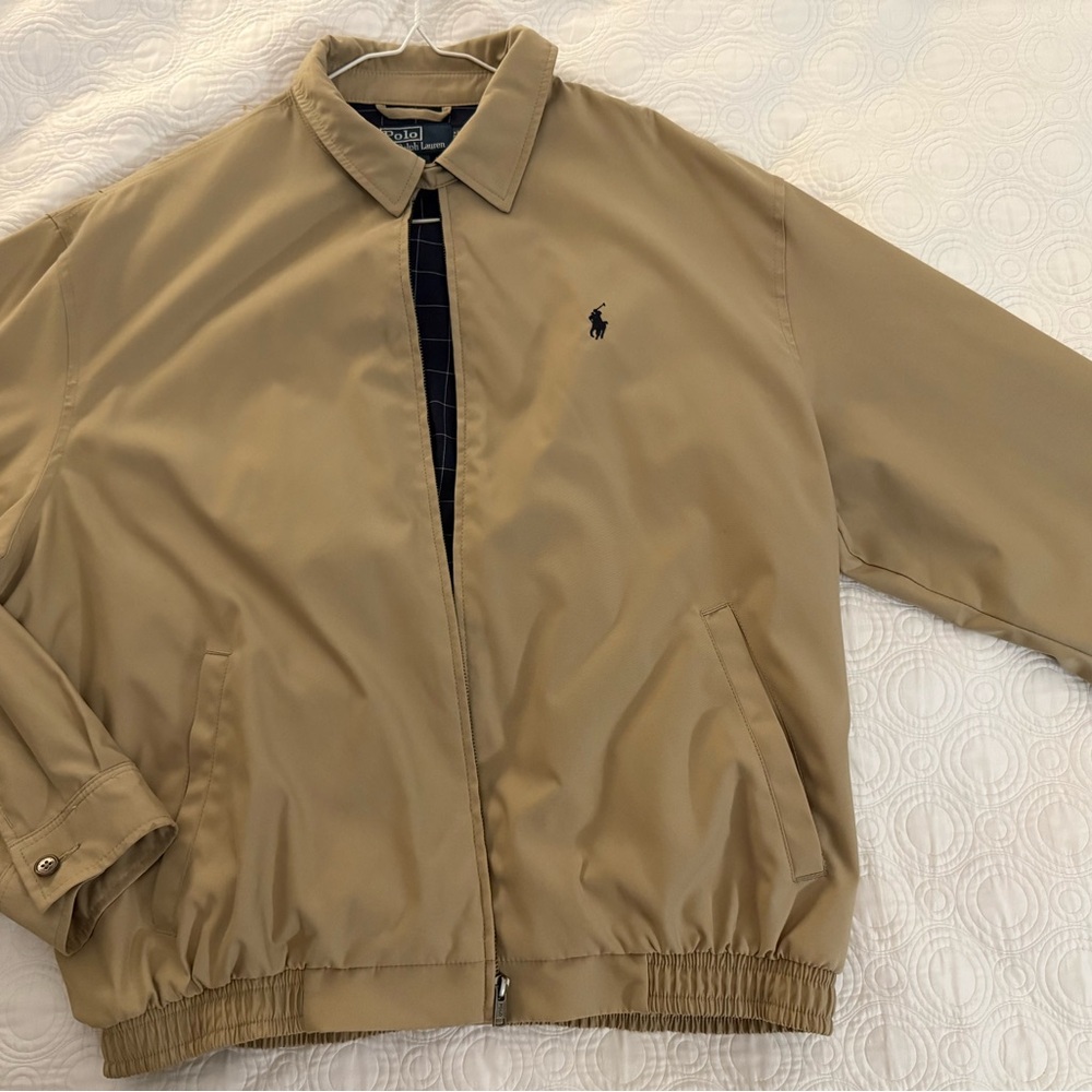Polo by Ralph Lauren Khaki Windbreaker Jacket